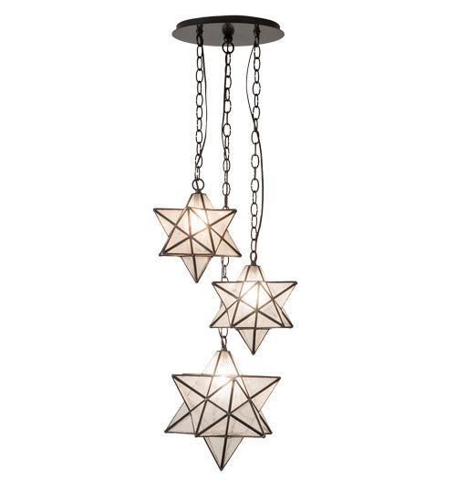 Meyda Tiffany 236061 Three Light Pendant, Timeless Bronze