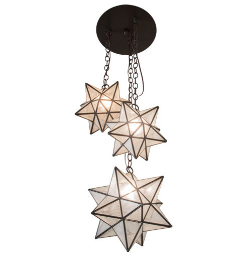 Meyda Tiffany 236061 Three Light Pendant, Timeless Bronze