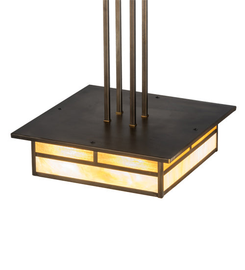 Meyda Tiffany 236189 Four Light Pendant, Antique Copper