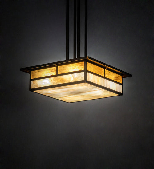 Meyda Tiffany 236189 Four Light Pendant, Antique Copper
