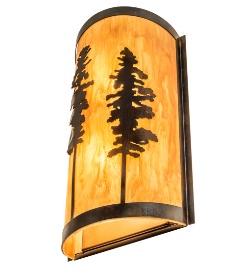 Meyda Tiffany 236552 LED Wall Sconce, Light Burnished Antique Copper