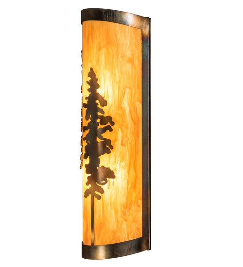 Meyda Tiffany 236552 LED Wall Sconce, Light Burnished Antique Copper