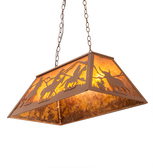 Meyda Tiffany 236858 Six Light Pendant, Metallic Bronze