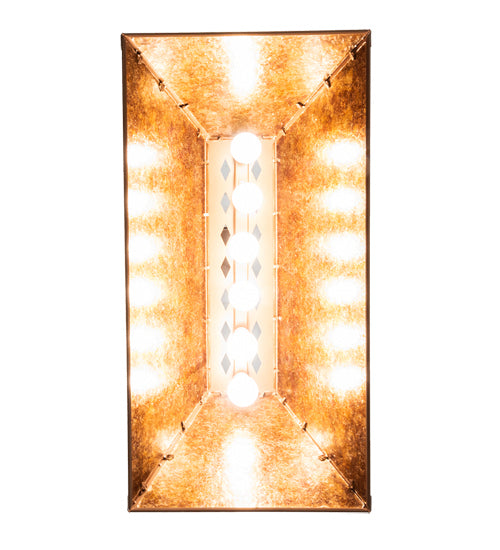Meyda Tiffany 236858 Six Light Pendant, Metallic Bronze