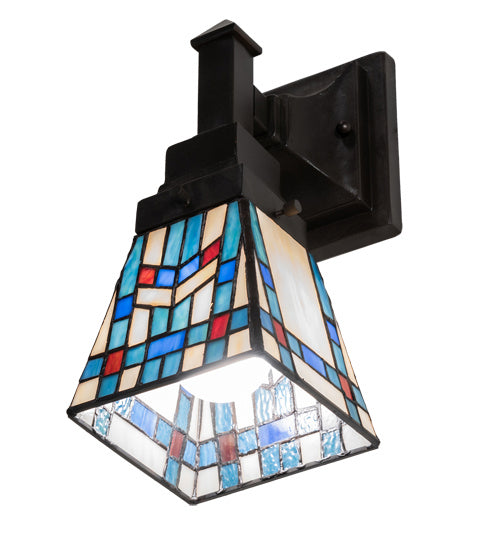 Meyda Tiffany 238496 One Light Wall Sconce, Mahogany Bronze