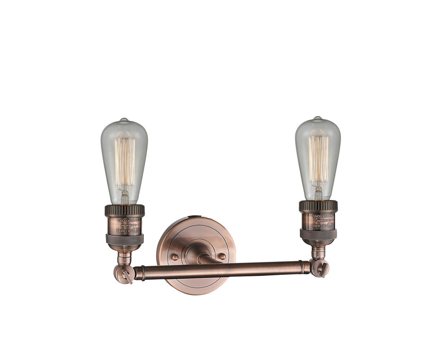 Innovations 208-AC-LED LED Bath Vanity, Antique Copper