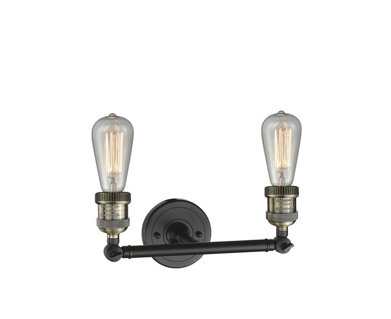 Innovations 208-BAB-LED LED Bath Vanity, Black Antique Brass