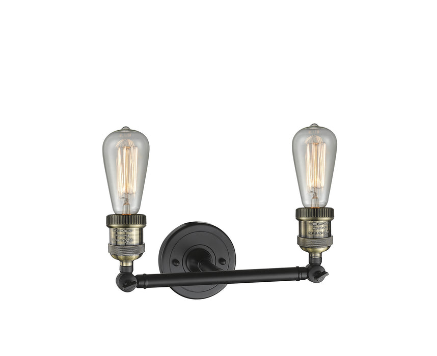 Innovations 208-BAB-LED LED Bath Vanity, Black Antique Brass