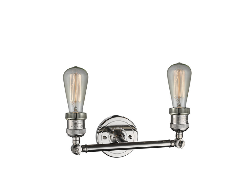 Innovations 208-PN-LED LED Bath Vanity, Polished Nickel