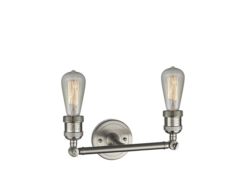Innovations 208-SN-LED LED Bath Vanity, Brushed Satin Nickel