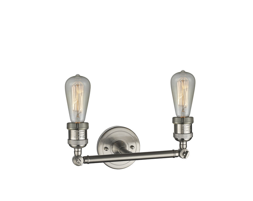 Innovations 208-SN-LED LED Bath Vanity, Brushed Satin Nickel