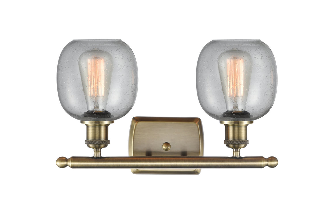 Innovations 516-2W-AB-G104-LED LED Bath Vanity, Antique Brass