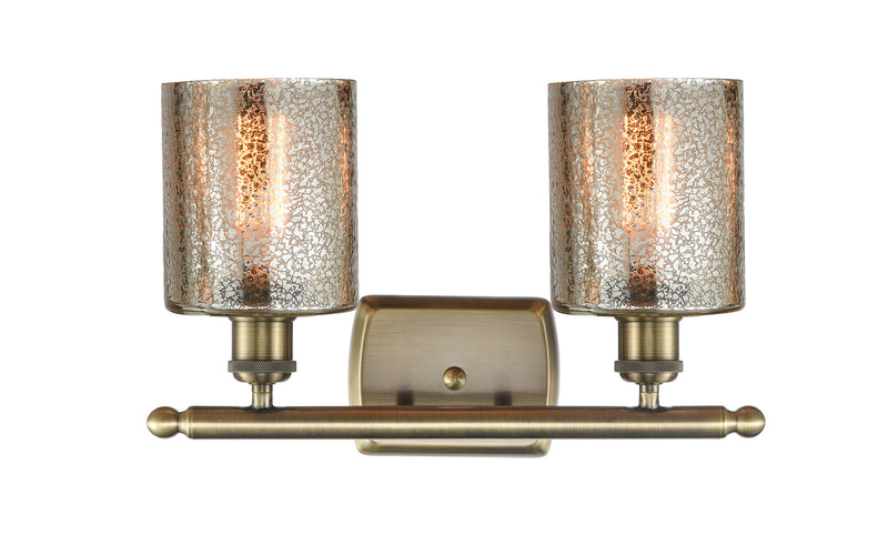 Innovations 516-2W-AB-G116-LED LED Bath Vanity, Antique Brass