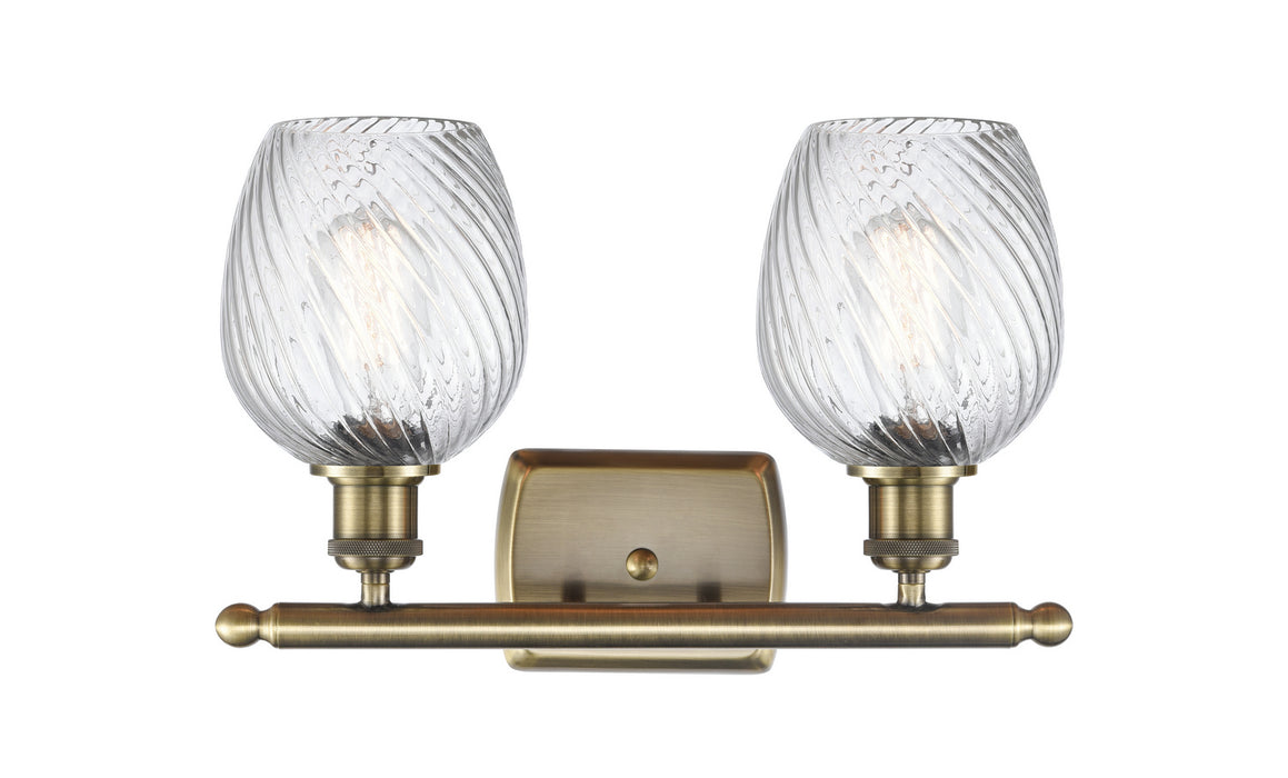 Innovations 516-2W-AB-G292 Two Light Bath Vanity, Antique Brass