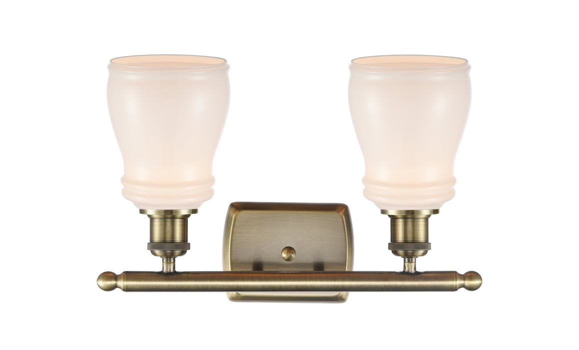 Innovations 516-2W-AB-G391-LED LED Bath Vanity, Antique Brass