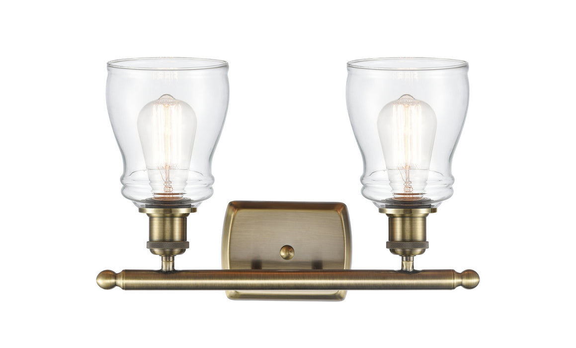 Innovations 516-2W-AB-G392-LED LED Bath Vanity, Antique Brass