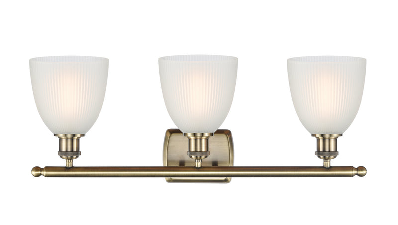 Innovations 516-3W-AB-G381 Three Light Bath Vanity, Antique Brass