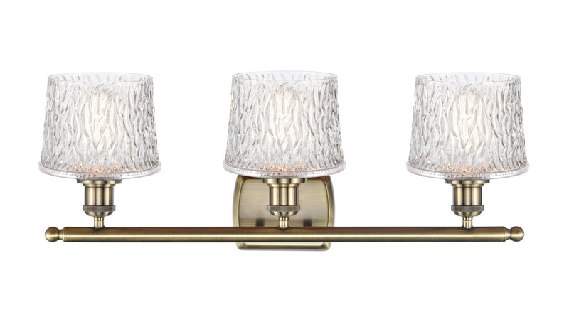 Innovations 516-3W-AB-G402 Three Light Bath Vanity, Antique Brass