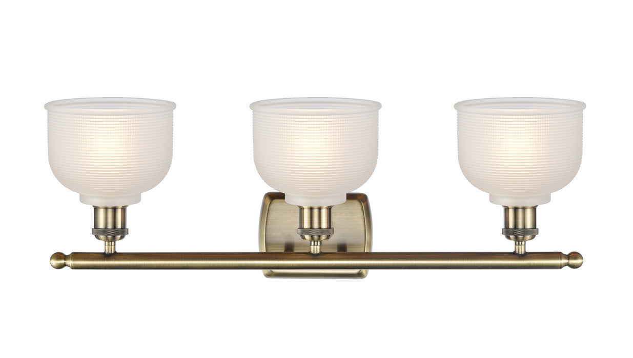 Innovations 516-3W-AB-G411 Three Light Bath Vanity, Antique Brass
