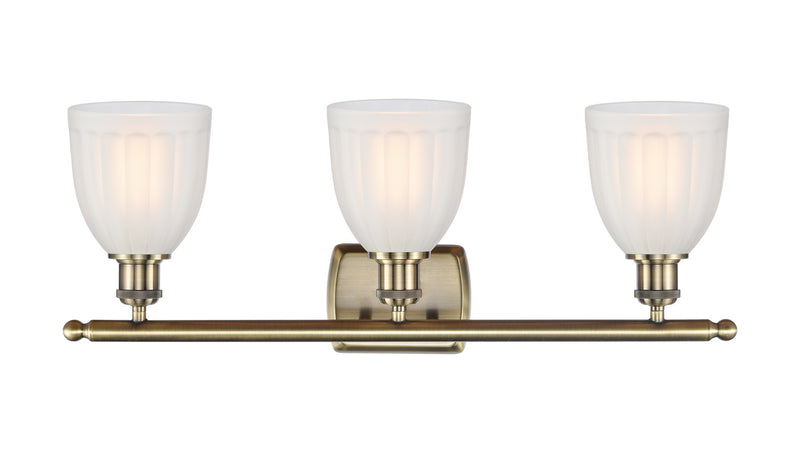 Innovations 516-3W-AB-G441 Three Light Bath Vanity, Antique Brass