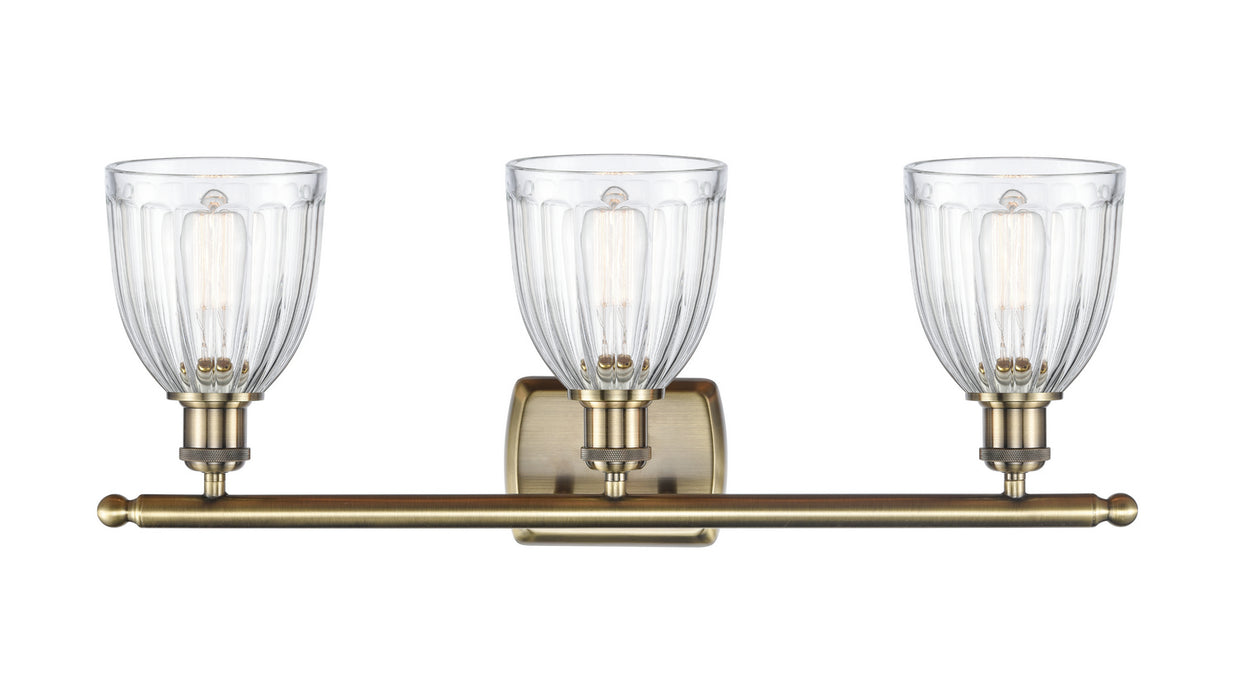 Innovations 516-3W-AB-G442 Three Light Bath Vanity, Antique Brass