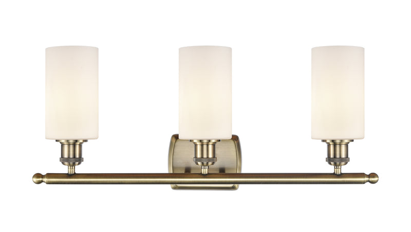 Innovations 516-3W-AB-G801 Three Light Bath Vanity, Antique Brass