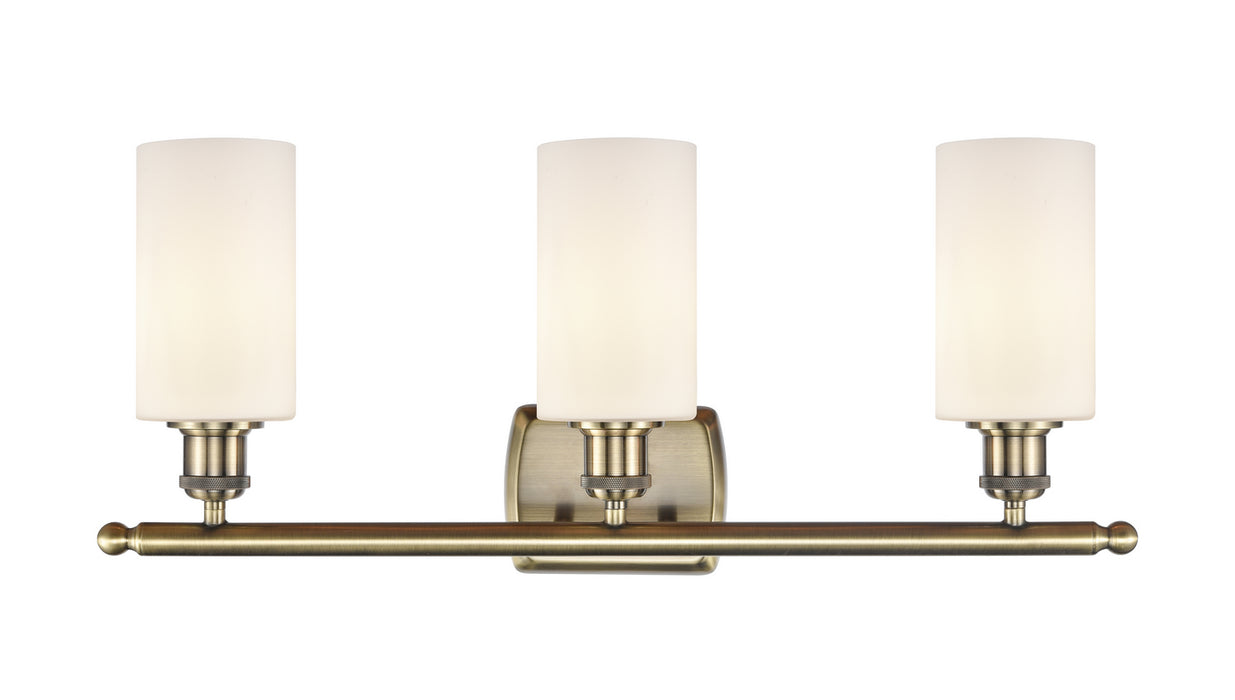 Innovations 516-3W-AB-G801 Three Light Bath Vanity, Antique Brass