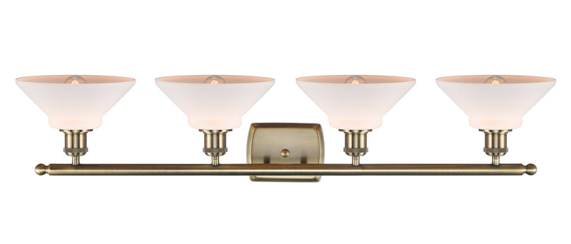 Innovations 516-4W-AB-G131-LED LED Bath Vanity, Antique Brass