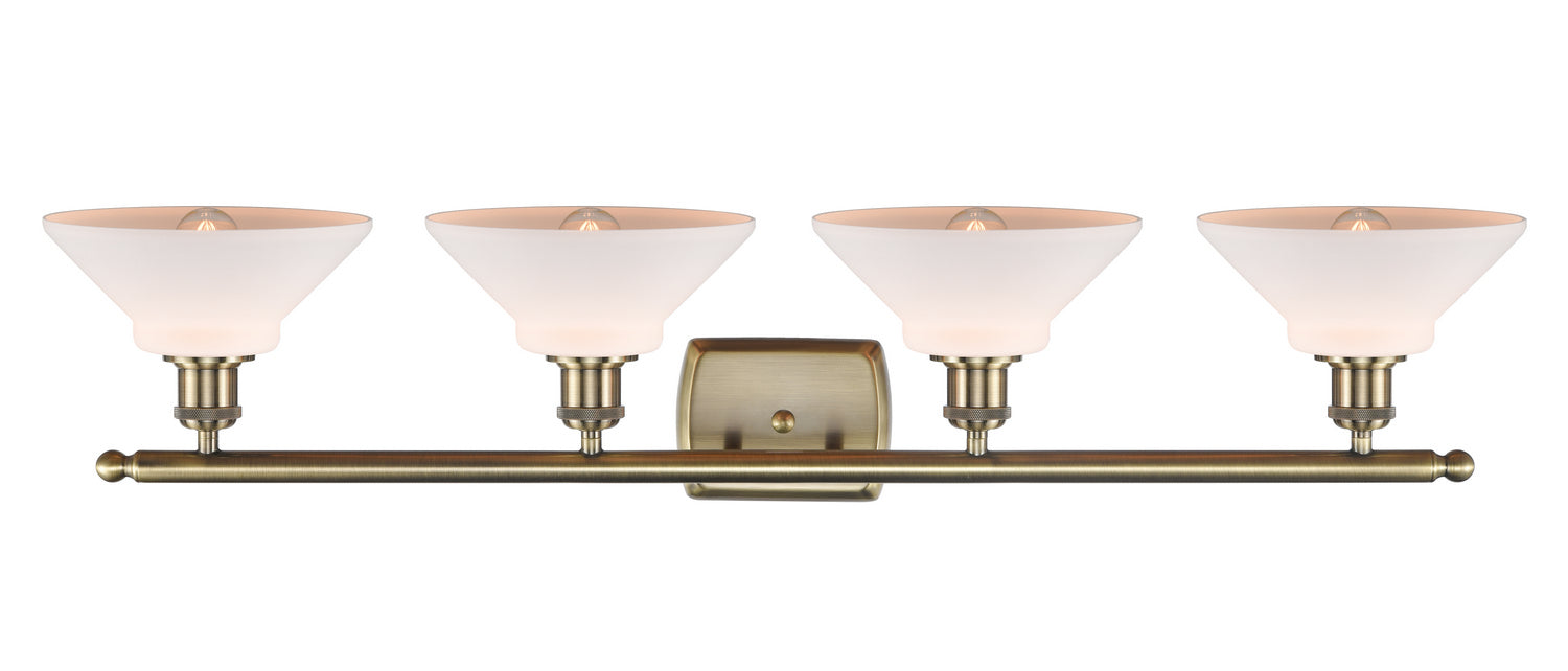 Innovations 516-4W-AB-G131-LED LED Bath Vanity, Antique Brass