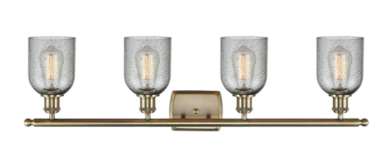 Innovations 516-4W-AB-G257 Four Light Bath Vanity, Antique Brass