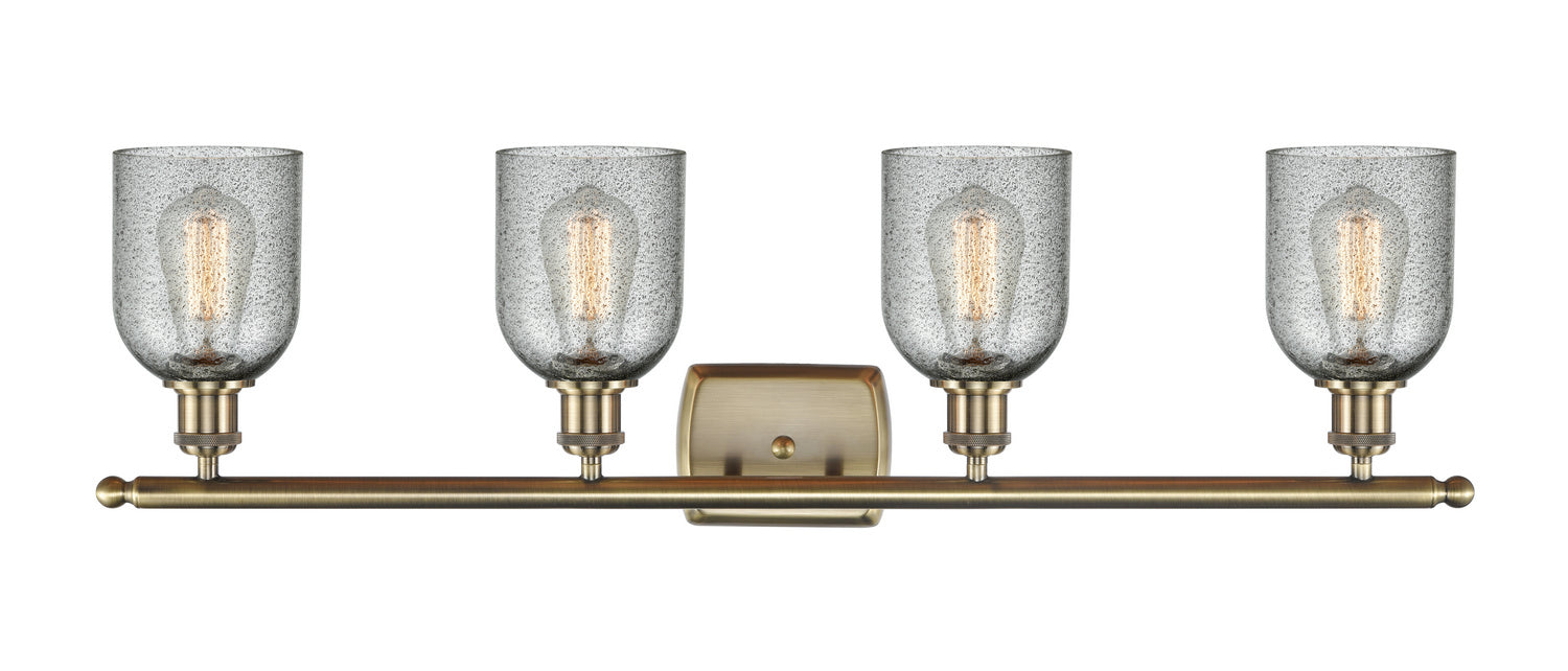 Innovations 516-4W-AB-G257 Four Light Bath Vanity, Antique Brass