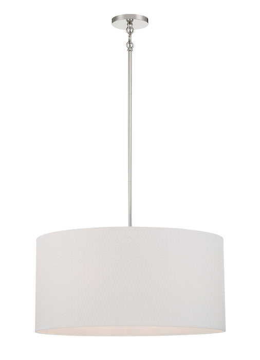 Minka-Lavery 3926-613 Six Light Pendant, Polished Nickel