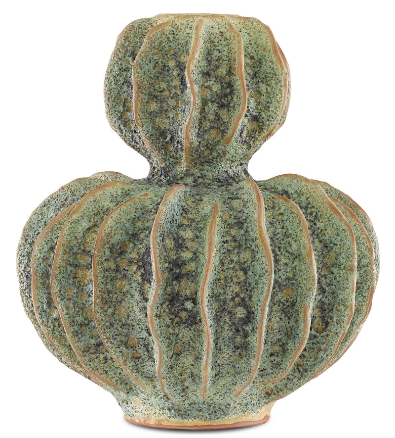 Currey and Company 1200-0299 Vase, Moss Green