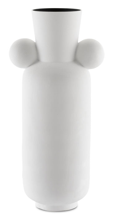 Currey and Company 1200-0394 Vase, Textured White