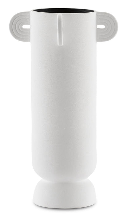 Currey and Company 1200-0398 Vase, Textured White