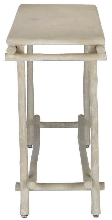 Currey and Company 2000-0026 Console Table, Portland/Faux Bois