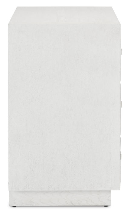 Currey and Company 3000-0150 Chest, Cerused White
