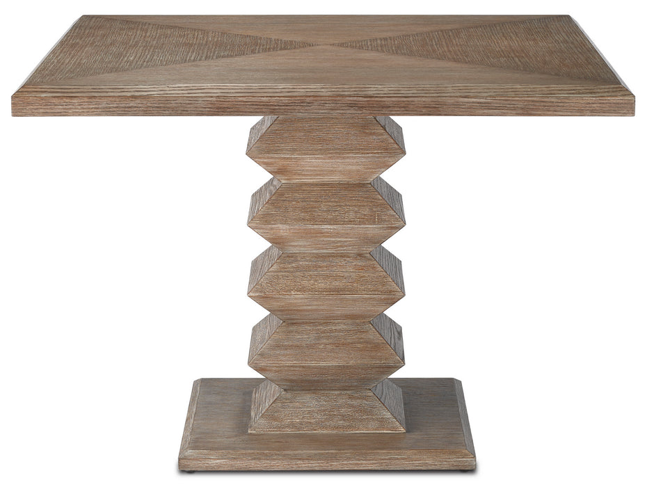 Currey and Company 3000-0158 Dining Table, Light Pepper