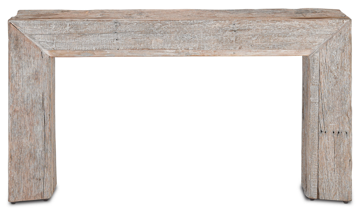 Currey and Company 3000-0170 Console Table, Whitewash