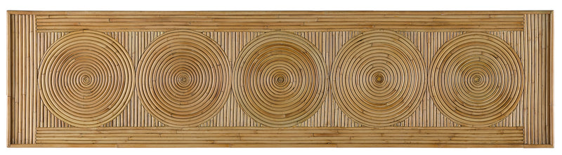Currey and Company 3000-0174 Console Table, Natural Rattan