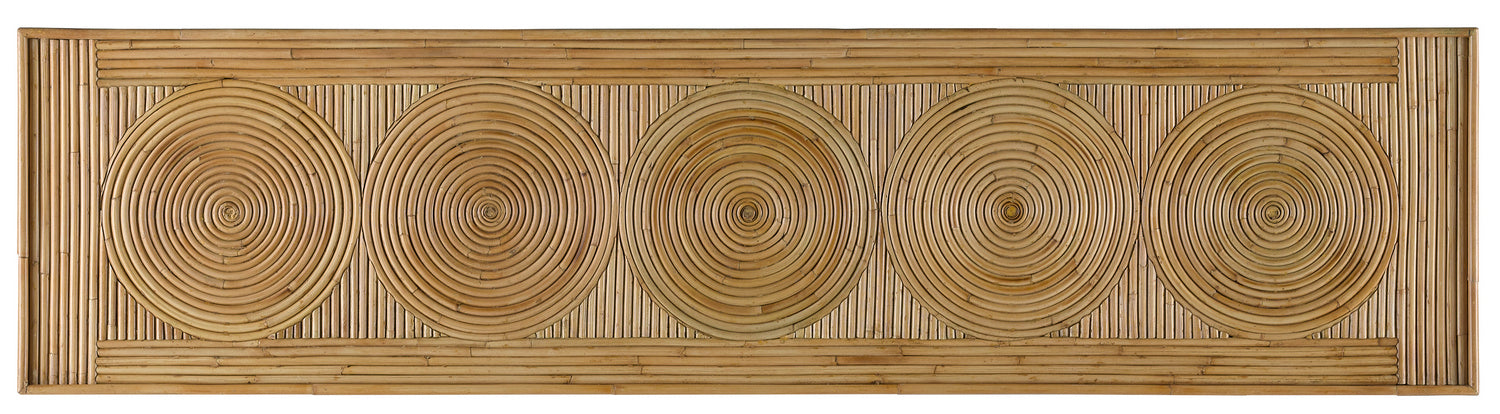 Currey and Company 3000-0174 Console Table, Natural Rattan