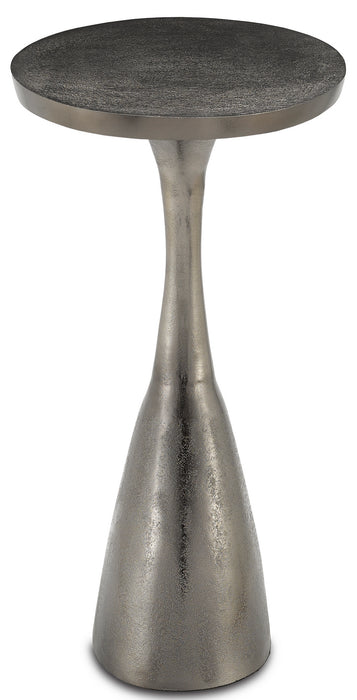 Currey and Company 4000-0104 Accent Table, Black Nickel