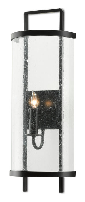 Currey and Company 5900-0040 One Light Wall Sconce, Antique Black