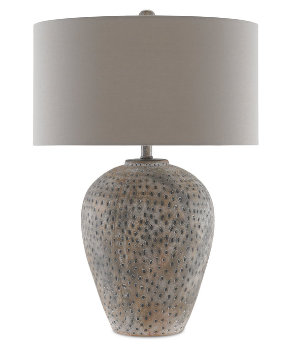 Currey and Company 6000-0638 One Light Table Lamp, Earth Gray