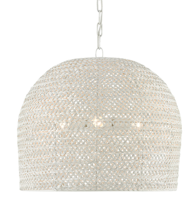 Currey and Company 9000-0623 Three Light Chandelier, White