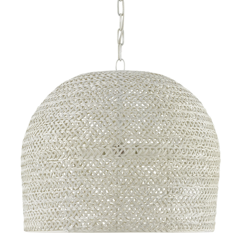 Currey and Company 9000-0623 Three Light Chandelier, White