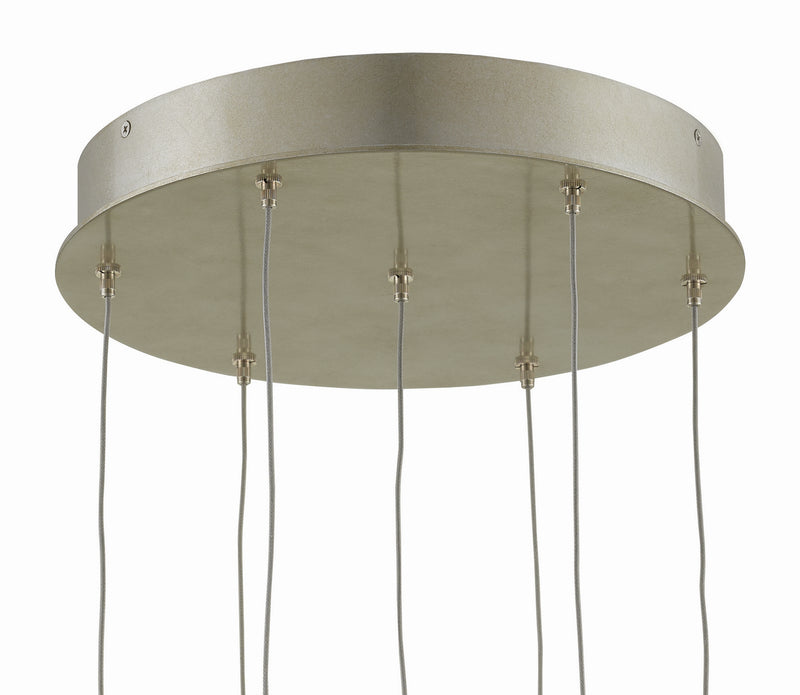 Currey and Company 9000-0697 Seven Light Pendant, Clear