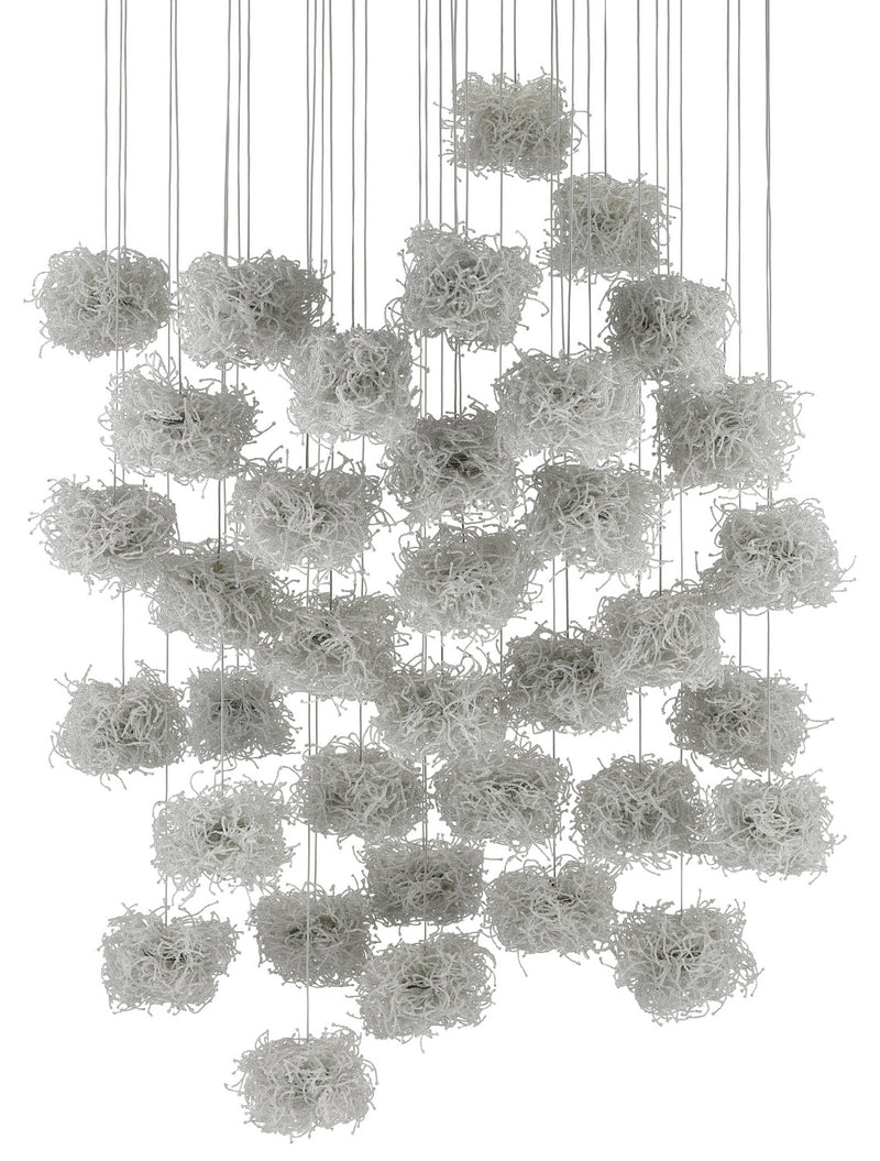 Currey and Company 9000-0701 36 Light Pendant, Clear