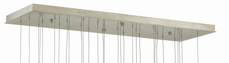 Currey and Company 9000-0714 30 Light Pendant, White