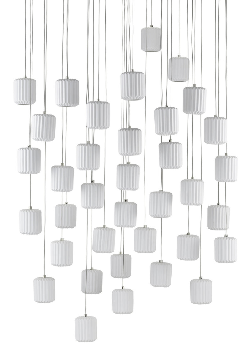 Currey and Company 9000-0715 36 Light Pendant, White